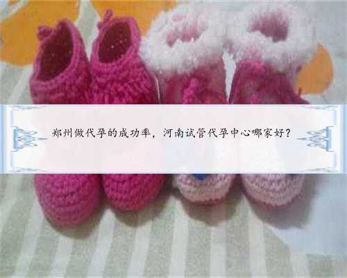 郑州做代孕的成功率，河南试管代孕中心哪家好？